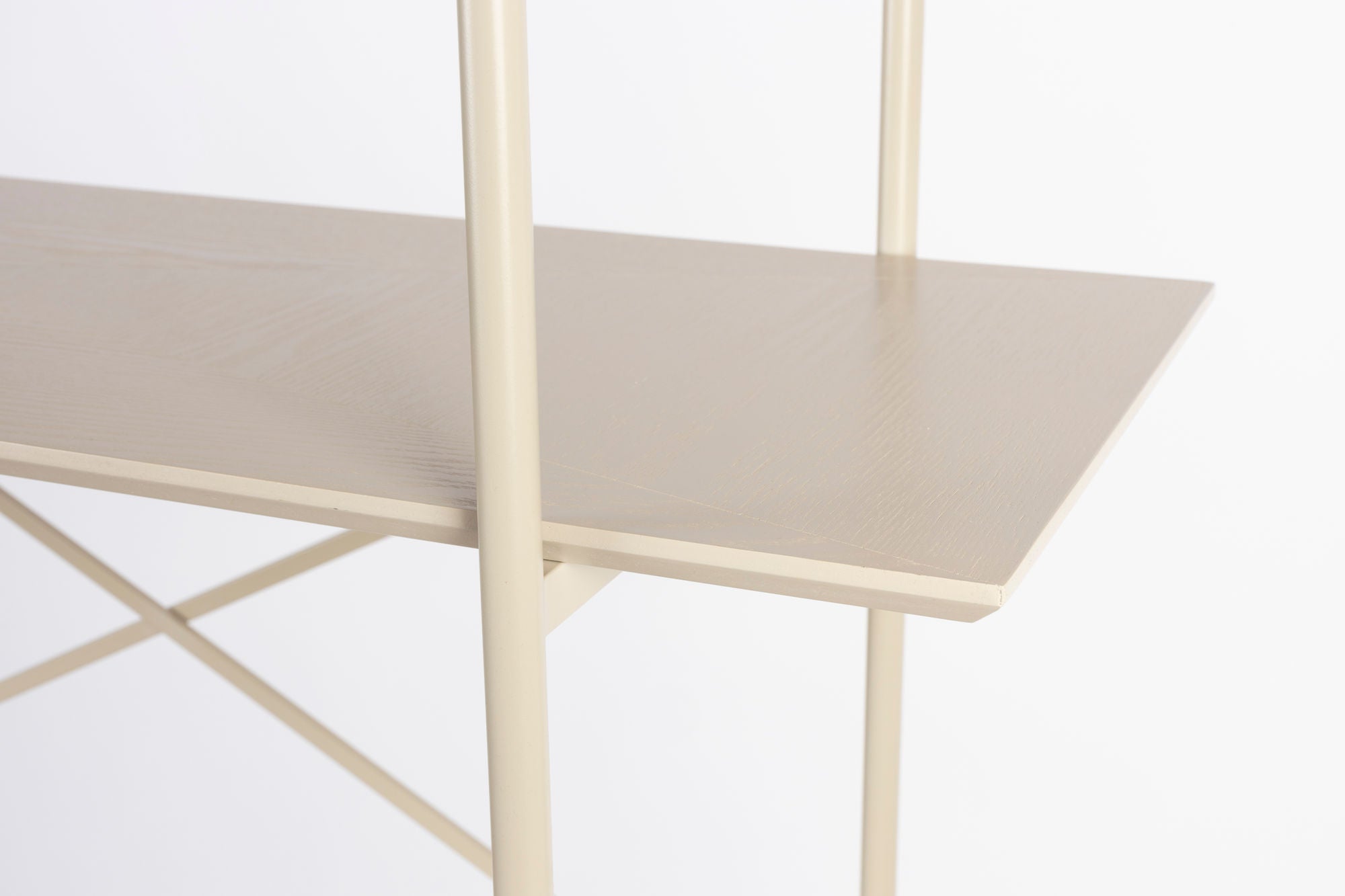 Marcio Beige Wood Open Display Unit